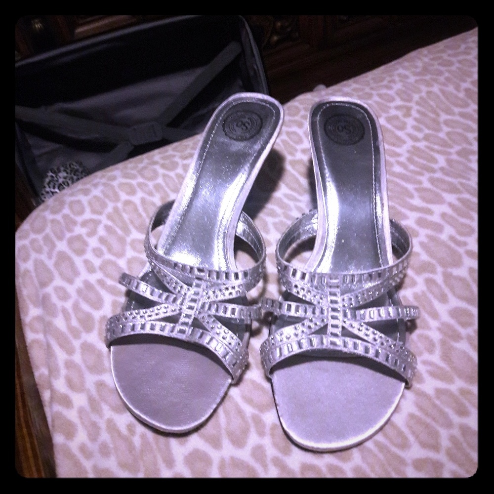 Silver heels